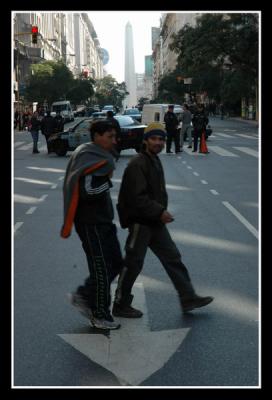 Demonstration in front of Casa Rosada