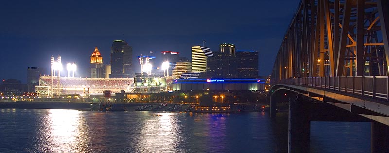 Cincinnati Skyline at Night