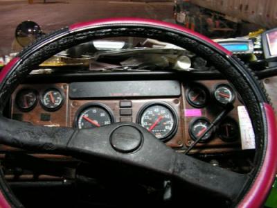 Control Panel Of The Freightliner