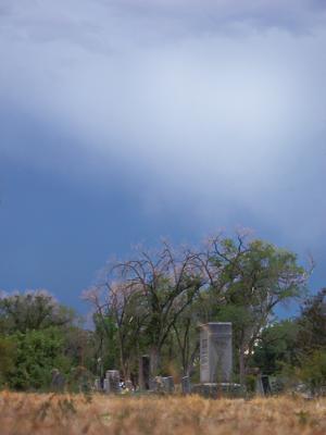 Storm over the Cemetery