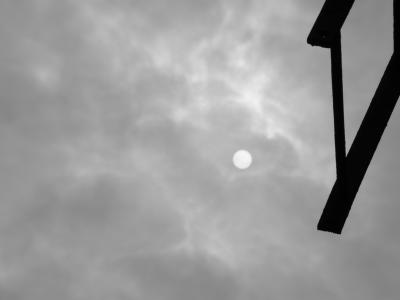 The sun and the fire escape