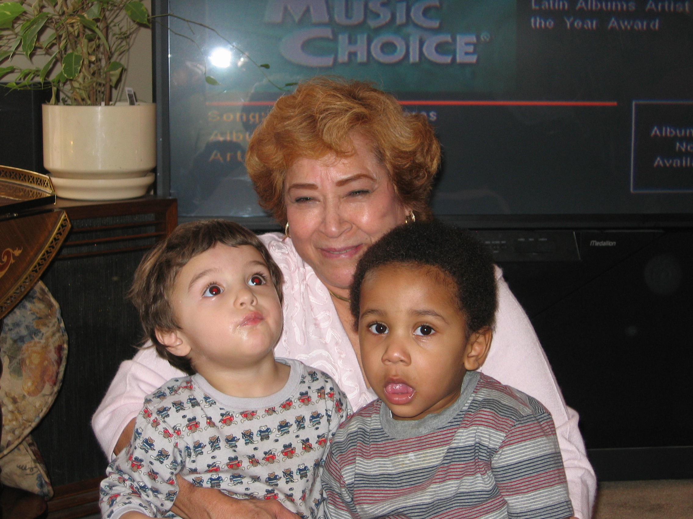 Great-grandma and Noah & leonzo