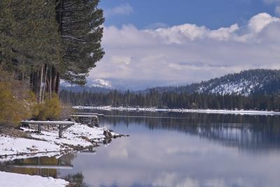 Donner Lake after the storm