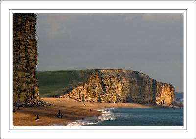 Cliffs and beach a little closer! West Bay, Dorset