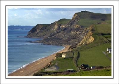 More of the beach ~ west of West Bay, Dorset