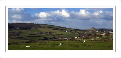Rural panorama ~ west of West Bay, Dorset