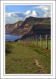 Coast path ~ west of West Bay, Dorset