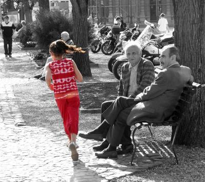 girl in red - by Roy Krabben