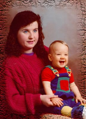 1992 with my son