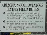 Arizona Model Aviators <br> flying field rules