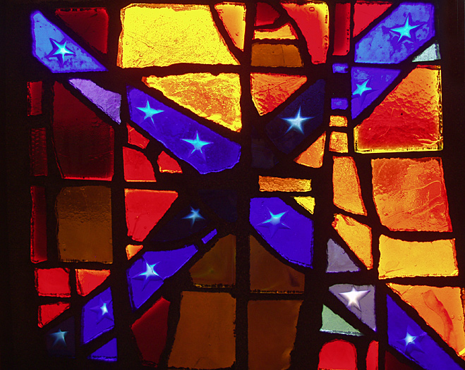 Confederate stained glass