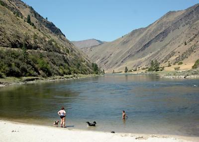 Our Favorite Swimming Cove on the Salmon River