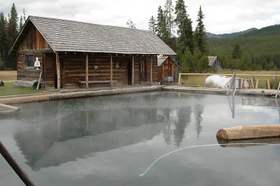 The hot pool itself at Burgdorf