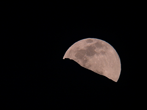 Rising full moon