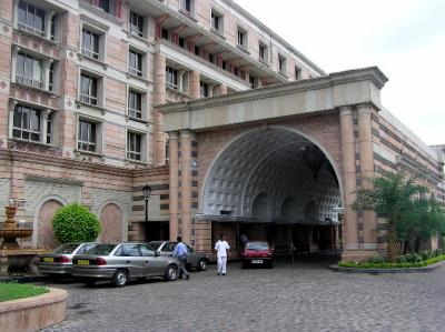 Front of the Grand Maratha Hotel, where we stayed.