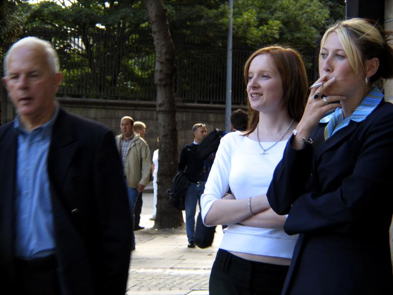 Guy watching, Dublin, Ireland, 2004