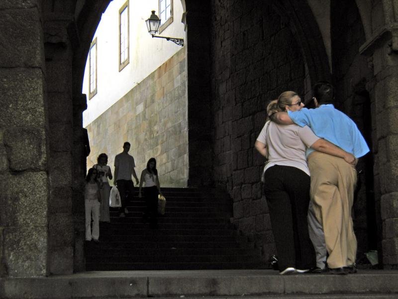 The Big Hug, Santiago de Compostela, Spain, 2004