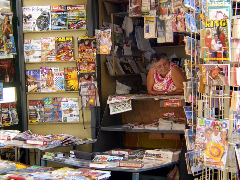Newsstand, Lisbon, Portugal, 2004