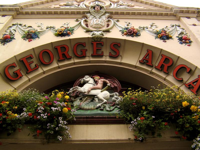 St. Georges Arcade, Falmouth, England, 2004