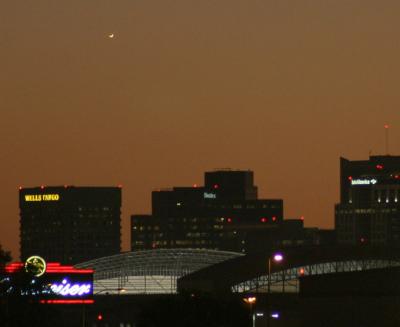 Venus Setting Over Phoenix, AZ, 2004