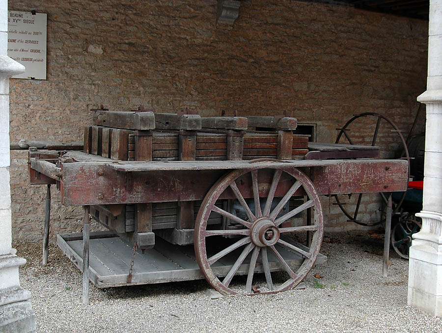 Wine press in Beaune