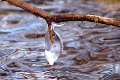 A drop of ice