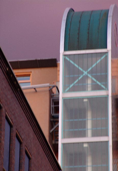 Purple, green, yellow