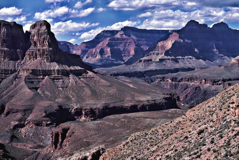 The North Rim from inside the Canyon