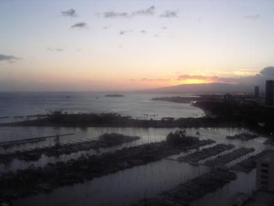 Sunset over the Waianae Range