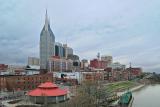 Nashville Skyline At Dusk