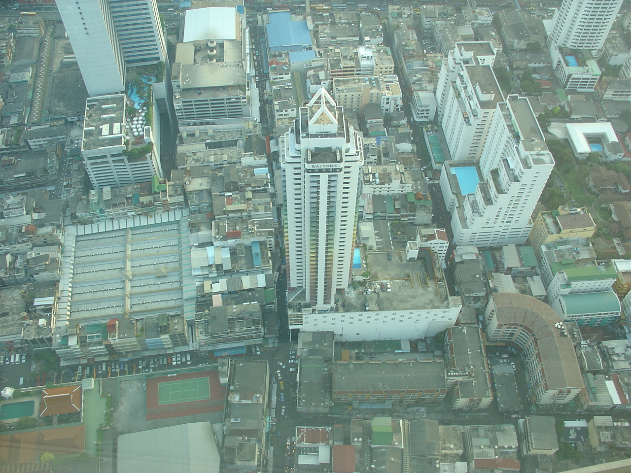Bangkok view from 84th floor of Baiyoke Sky Tower