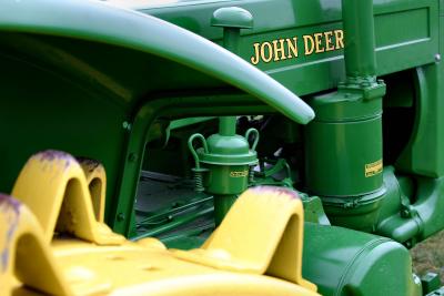 restored John Deere tractor