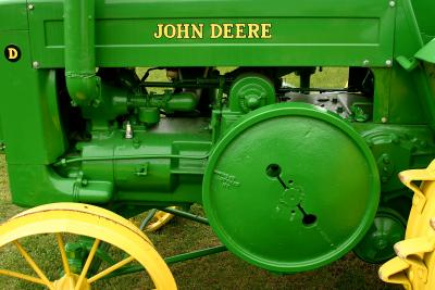 restored John Deere tractor