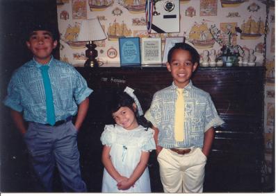 Tanny, Bekah, Jonathan 1988