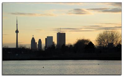 Skyline before sunset