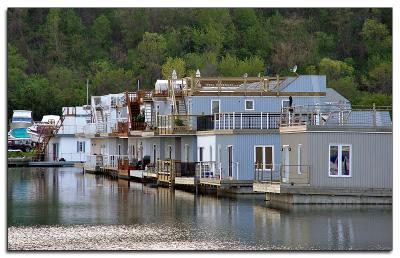 Another view of the floating homes