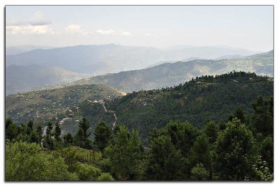 Hills and mountains of Bhurban