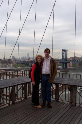 On the Brooklyn Bridge, NY