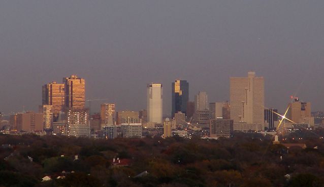 Ft Worth at Sunset* by: Jerry Kneupper