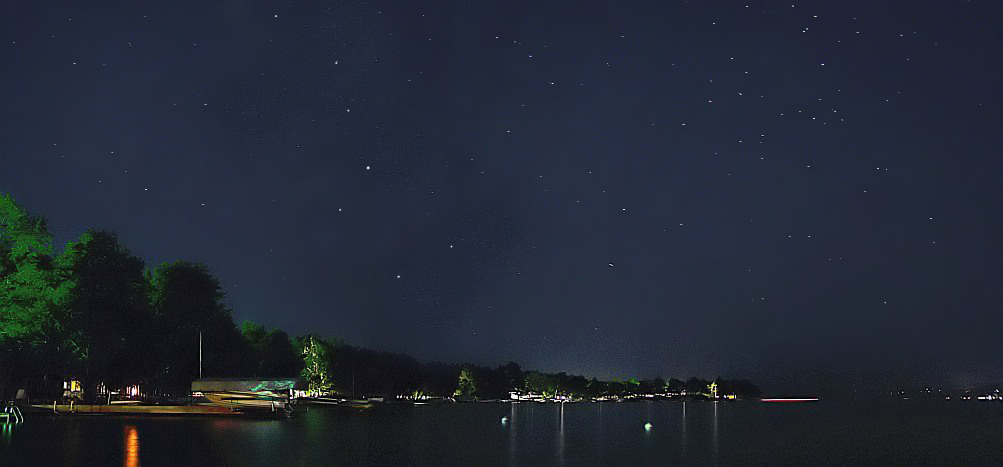 <b>Big Dipper Above the Lake</b><br><font size=1> by Lou Gonzalez</font>