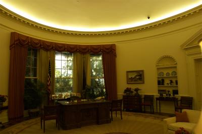 Oval office replica at Reagan Library