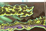 Dublin construction site graffitti