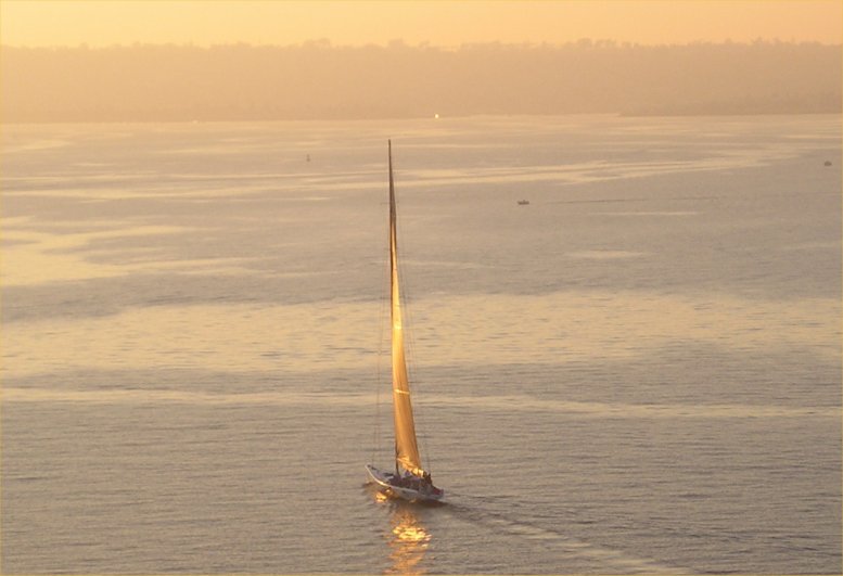 Sailboat in San Diego