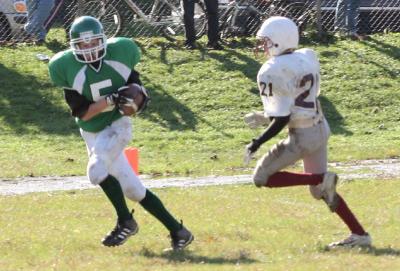 Josh Sedelmeyer scoring the winning touchdown