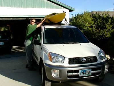 Checking the Kayak