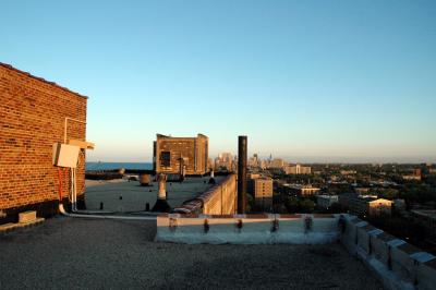 on the roof