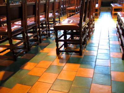 chairs and tiles