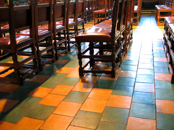 chairs and tiles