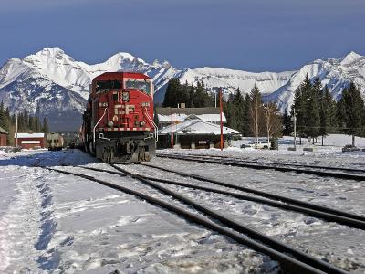 Train at Banff Station