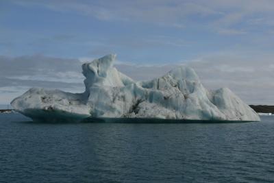 Gorgeous calved glacier ice